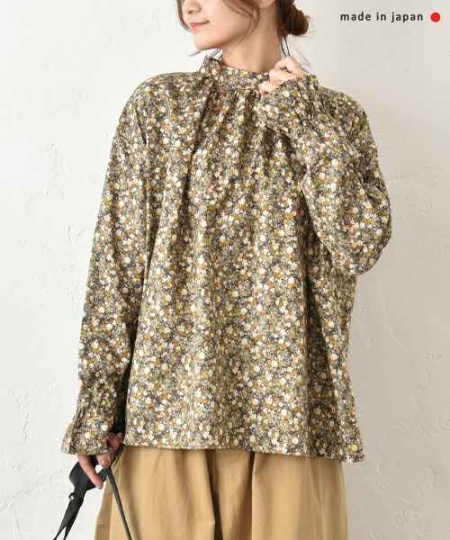 No18｜FLOWER ギャザープルオーバー [[50526]][C] | ma28 ONLINE STORE