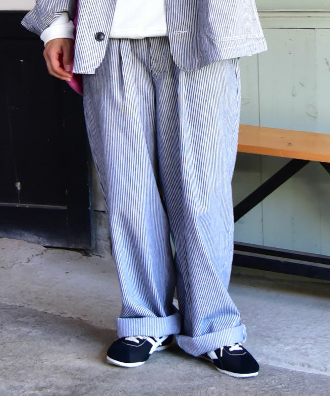 IN THE MARKET｜タックパンツ [[IN-100]][C]