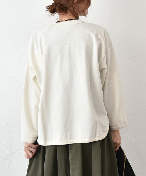 and quarter｜ヘムラウンドプリントTee [[MA-020215]][C]