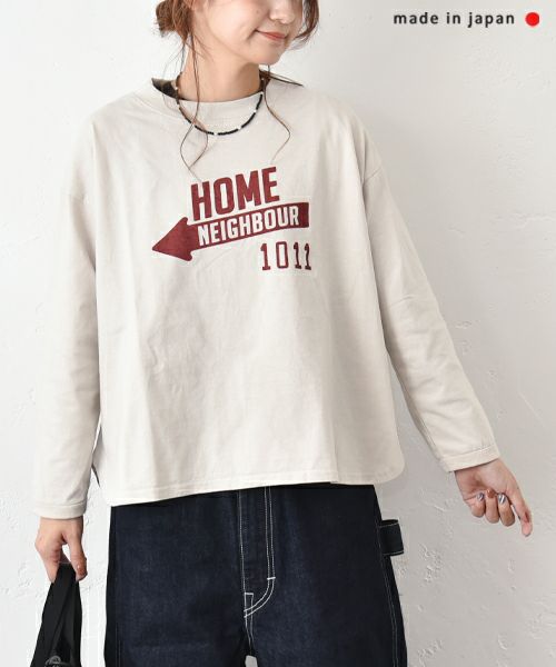 and quarter｜ヘムラウンドプリントTee [[MA-65282]][C]