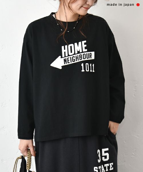 and quarter｜ヘムラウンドプリントTee [[MA-65282]][C]