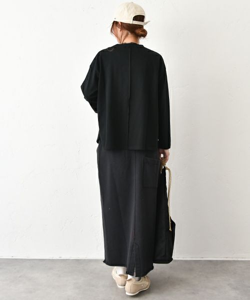 and quarter｜ヘムラウンドプリントTee [[MA-65282]][C]