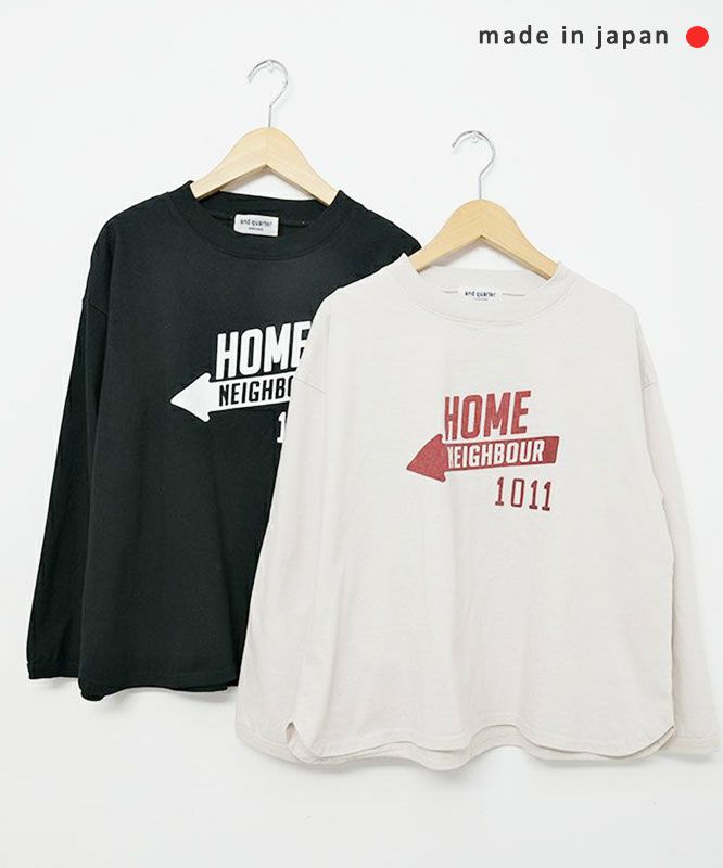 and quarter｜ヘムラウンドプリントTee [[MA-65282]][C]