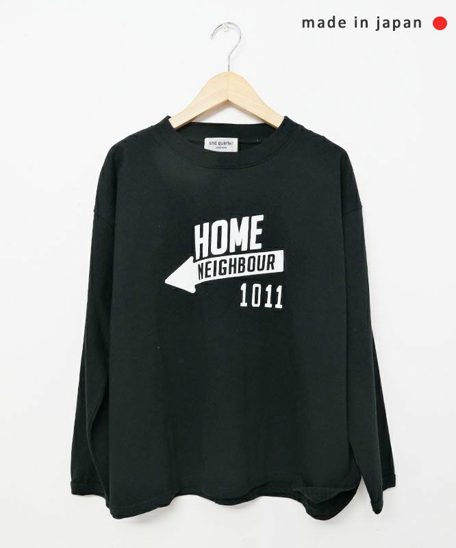 and quarter｜ヘムラウンドプリントTee [[MA-65282]][C]