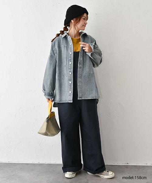 her.｜ストレッチサロペットパンツ [[CE3PT240904B]][C]