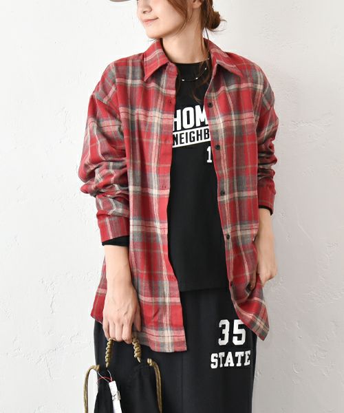 IN THE MARKET｜チェック柄ネルシャツ [[C-2429]][C] | ma28 ONLINE STORE