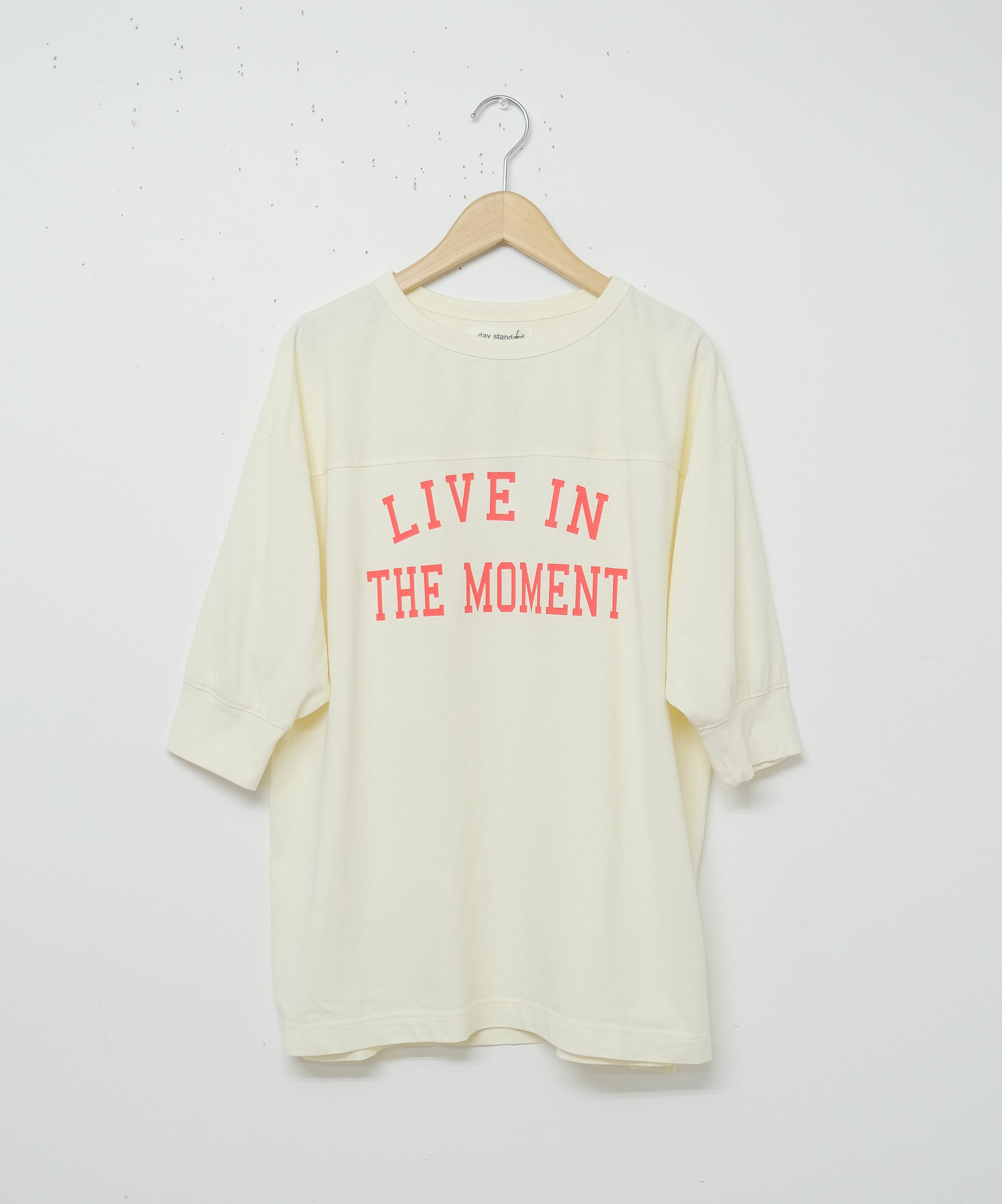 day　standard｜ピグメント加工　七分袖Tee [[d-c-007]][D]