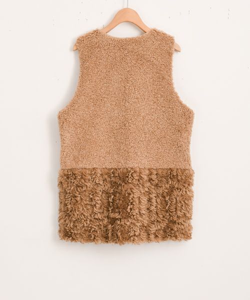 Risley｜リバーシブルファーベスト [[R2503-RFV830]][F] | ma28 ONLINE