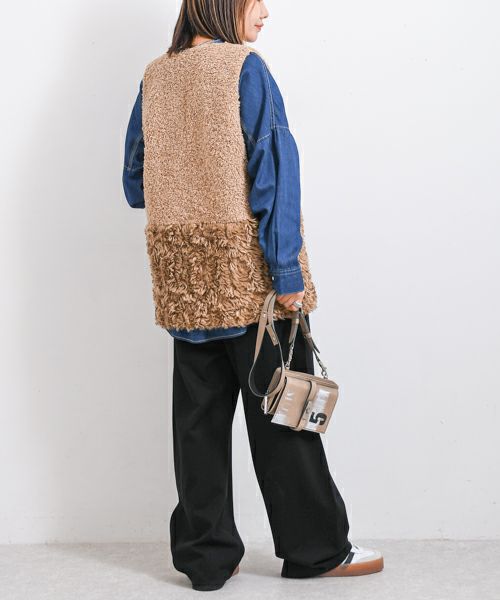 Risley｜リバーシブルファーベスト [[R2503-RFV830]][F] | ma28 ONLINE