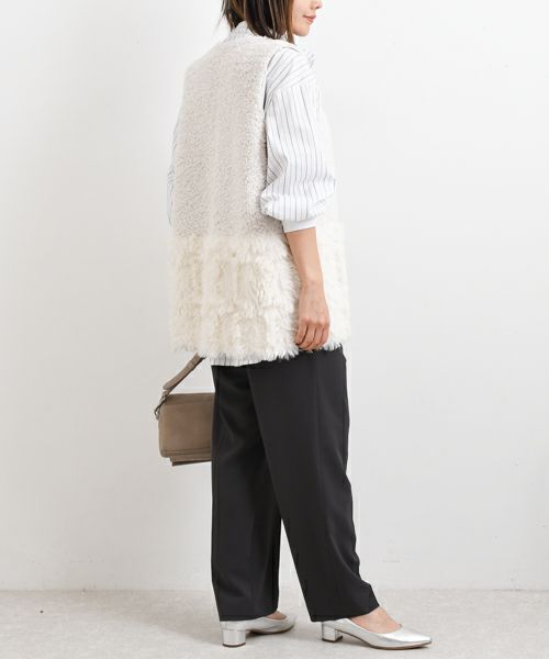 Risley｜リバーシブルファーベスト [[R2503-RFV830]][F] | ma28 ONLINE