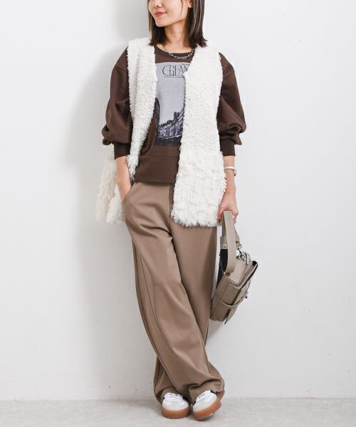 Risley｜リバーシブルファーベスト [[R2503-RFV830]][F] | ma28 ONLINE