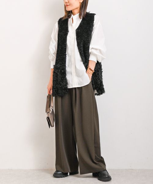 Risley｜リバーシブルファーベスト [[R2503-RFV830]][F] | ma28 ONLINE