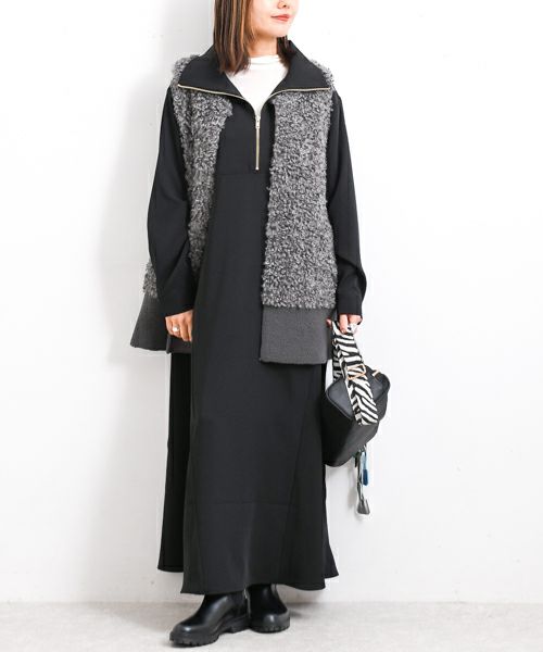 Risley｜リバーシブルファーベスト [[R2503-RFV830]][F] | ma28 ONLINE