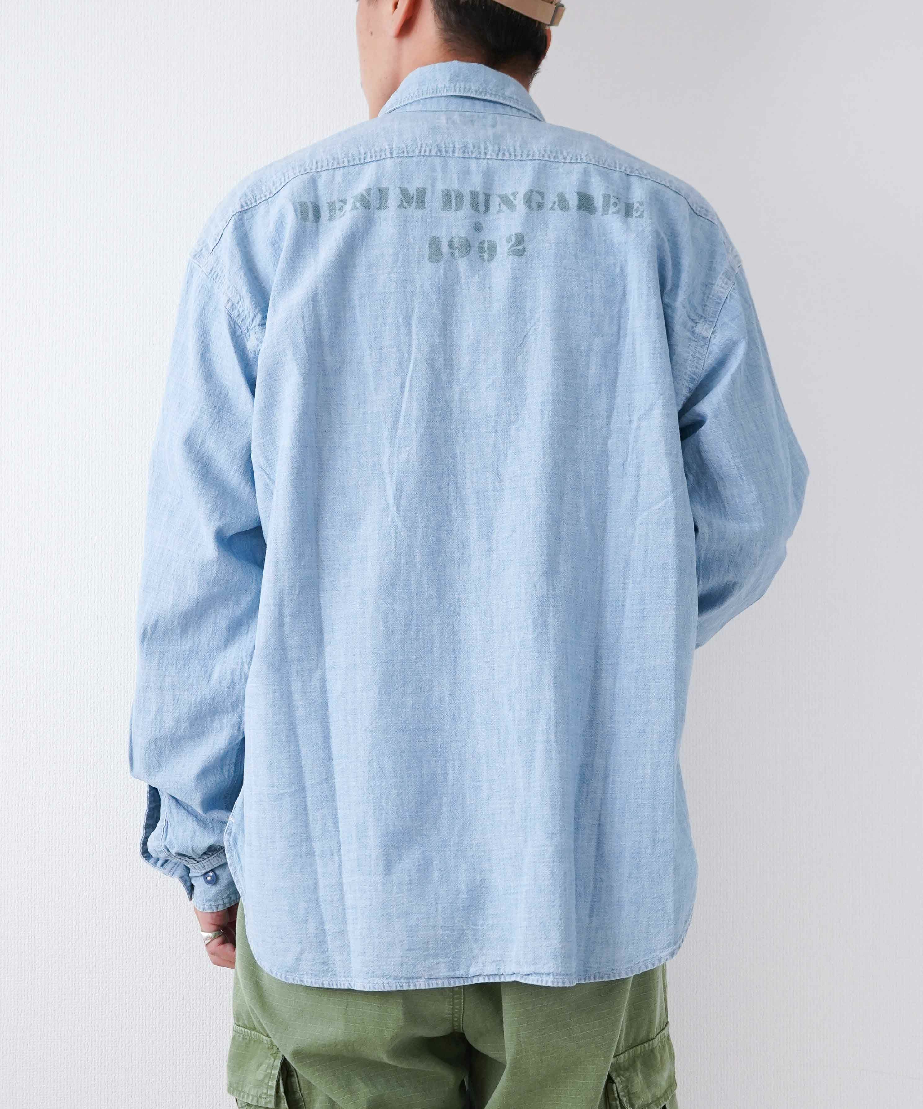DENIM&DUNGAREE｜ムラダンガリーシャツ [[22580104]][D]