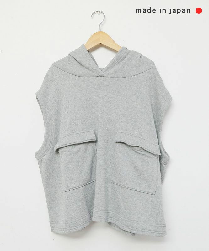 her.｜ポケット付きフードベスト [[131328H]][C]