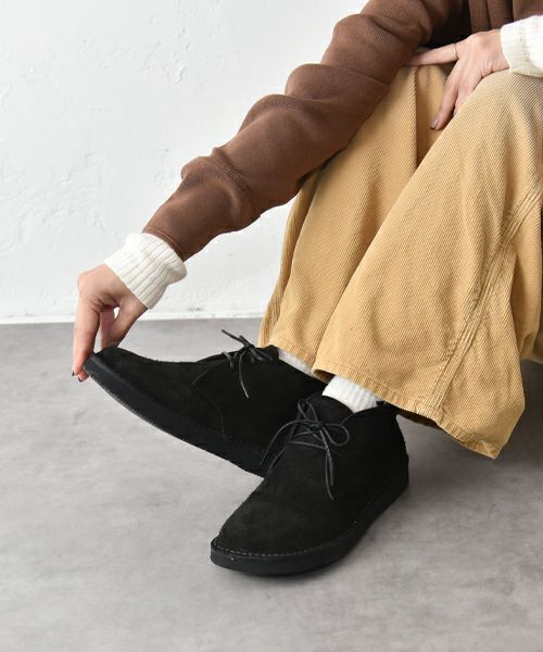 Organic Handloom｜チャッカーブーツ ベロア [[OH027171]][C]