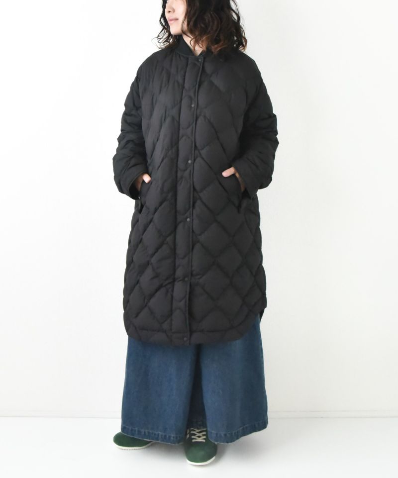 NANGA｜RIB COLLAR QUILTED DOWN COAT W [[ND2442-1C603]][D]