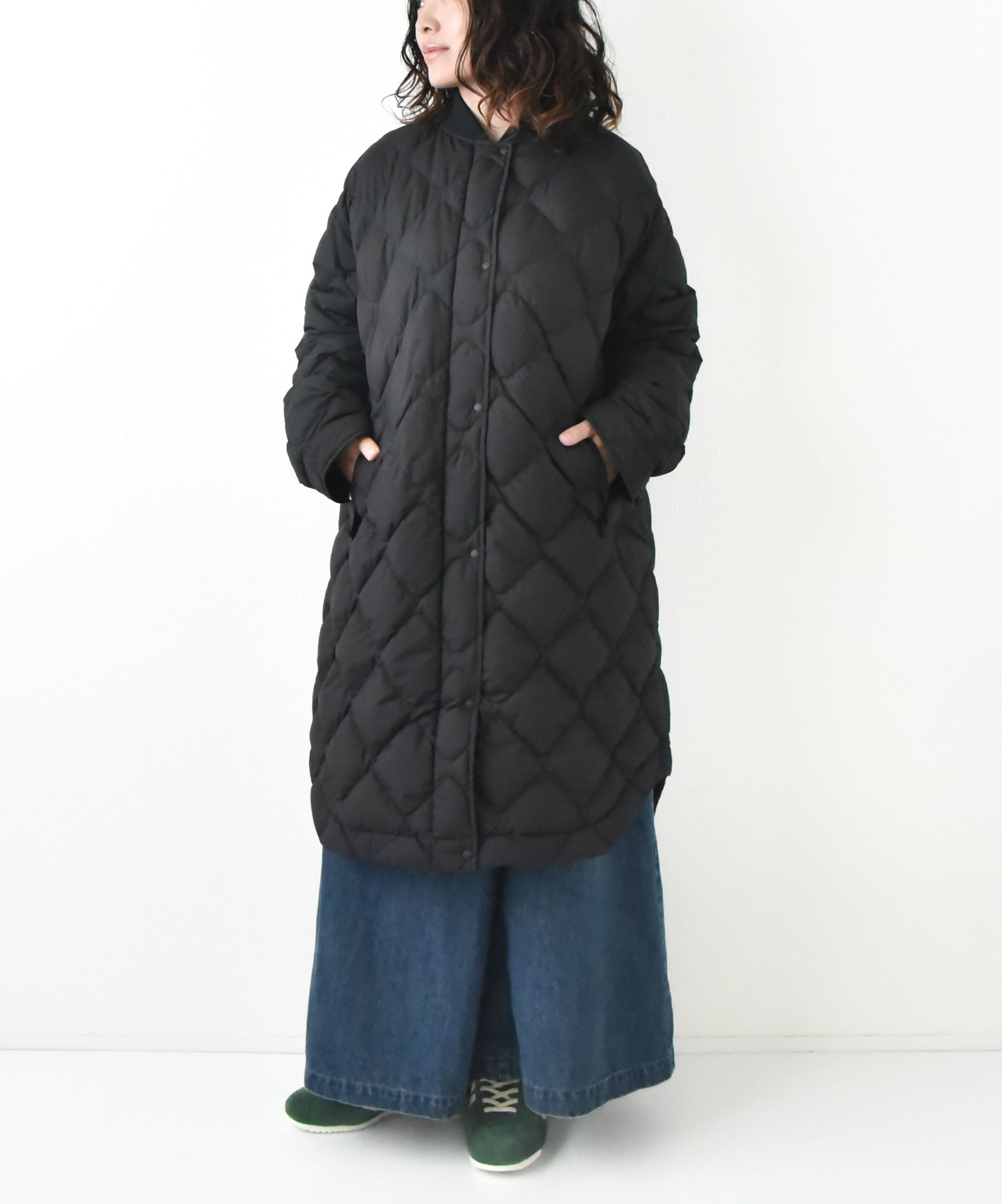 NANGA｜RIB COLLAR QUILTED DOWN COAT W [[ND2442-1C603]][D]