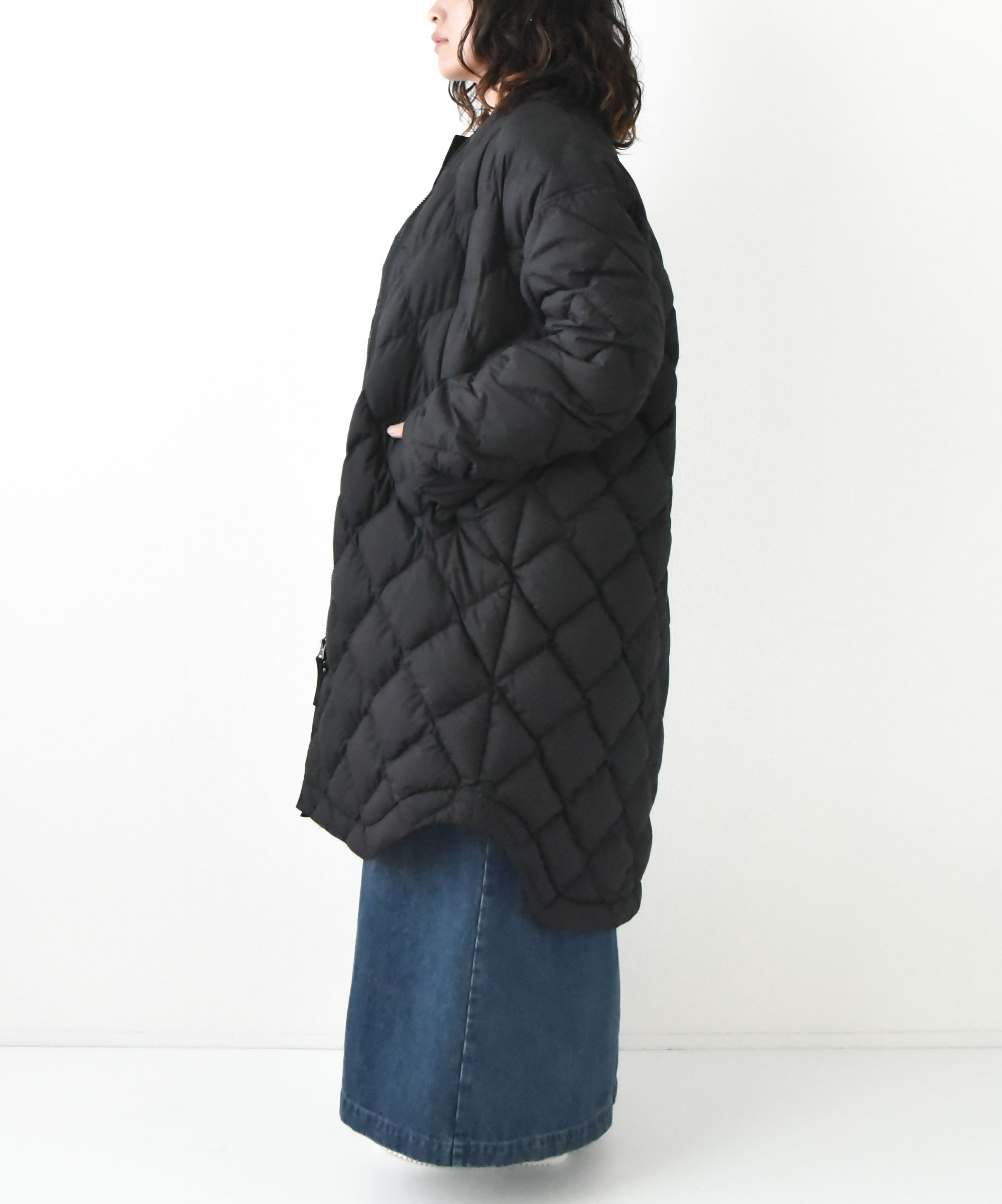 NANGA｜RIB COLLAR QUILTED DOWN COAT W [[ND2442-1C603]][D]