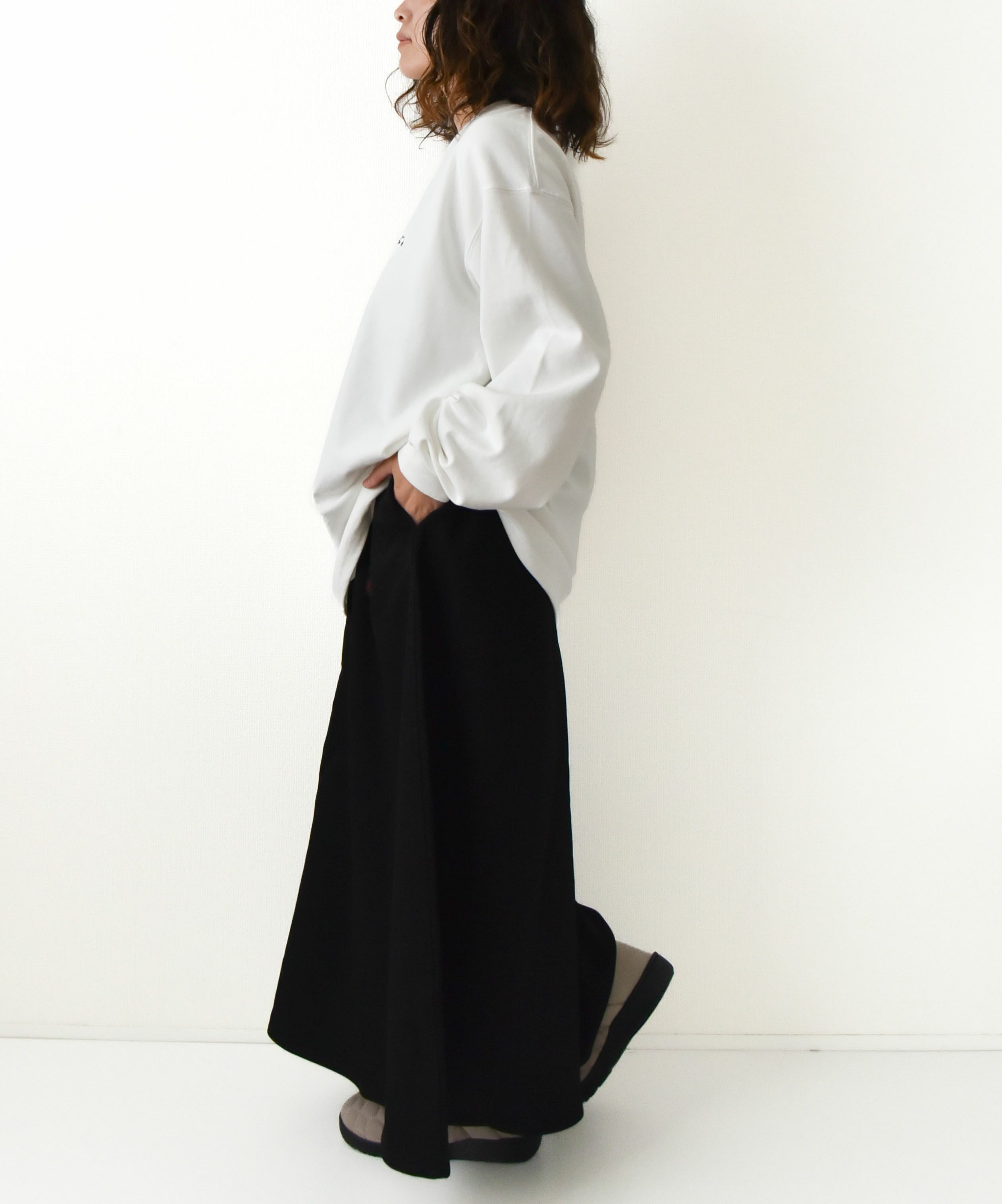 GRAMICCI｜WOOL　LIKE FLARE SKIRT [[GLSK5-FJP001]][D]