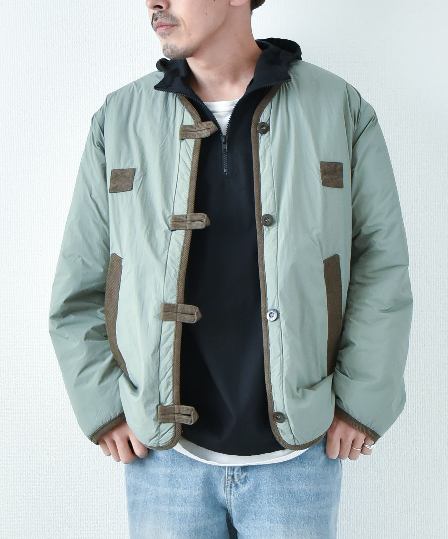 ARMY TWILL｜Quilting Reversible Jacket [[AM-2554010]][D]
