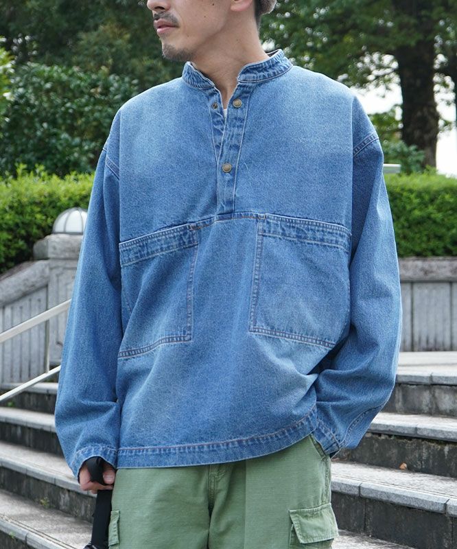 ARMY TWILL｜Denim Smock [[AM-2557003]][D]