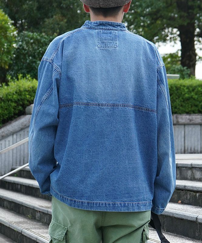 ARMY TWILL｜Denim Smock [[AM-2557003]][D]
