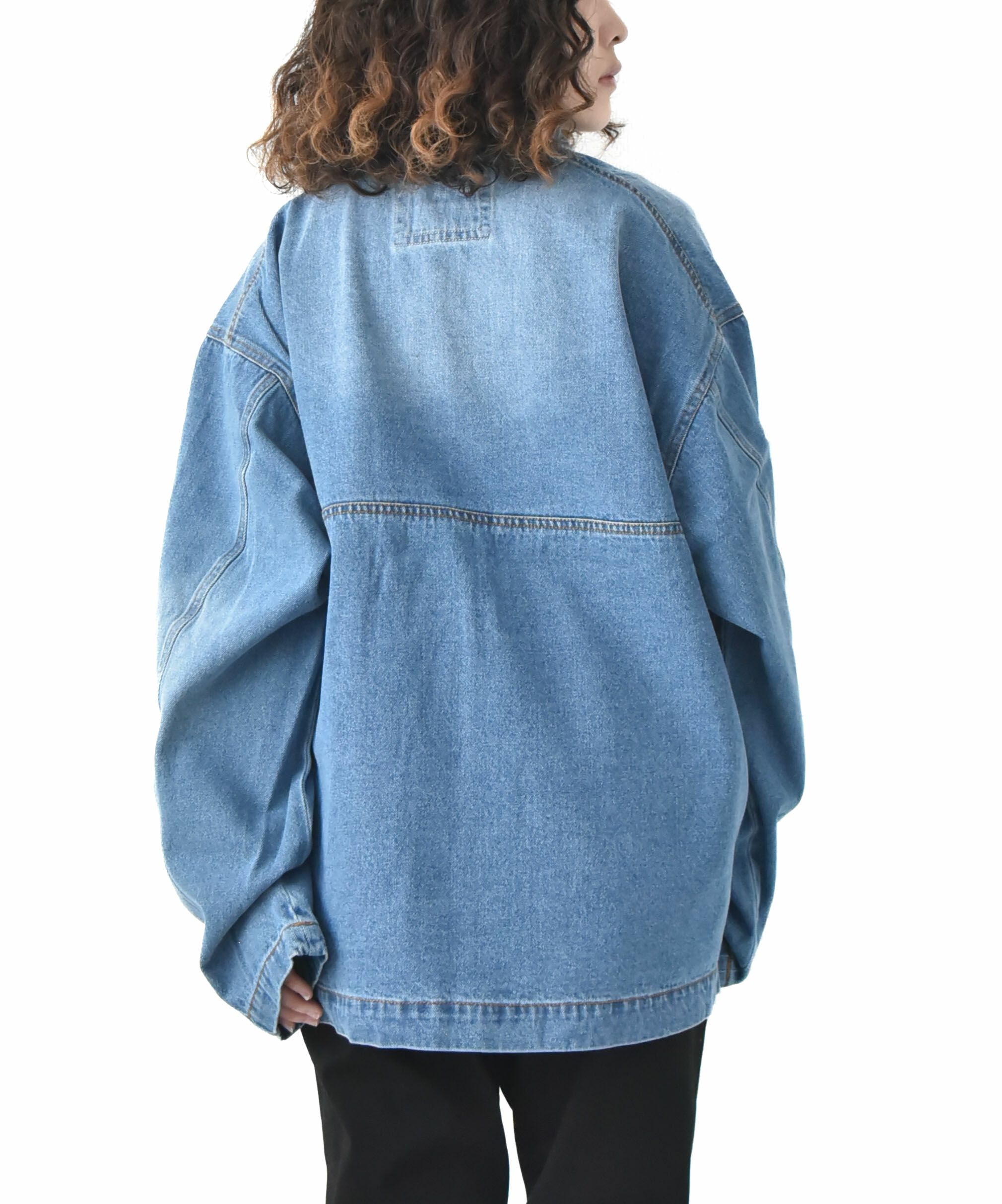 ARMY TWILL｜Denim Smock [[AM-2557003]][D]