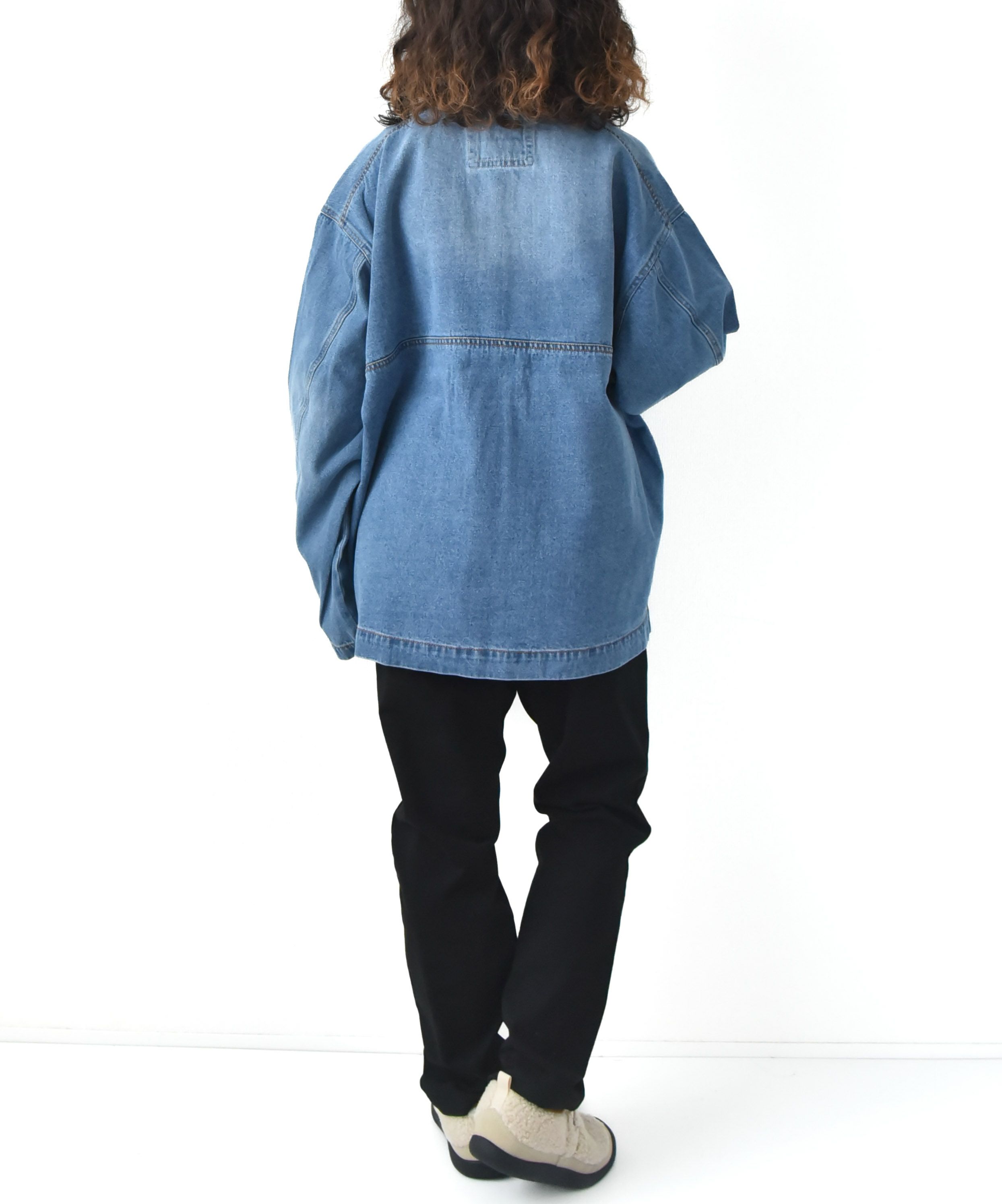 ARMY TWILL｜Denim Smock [[AM-2557003]][D]