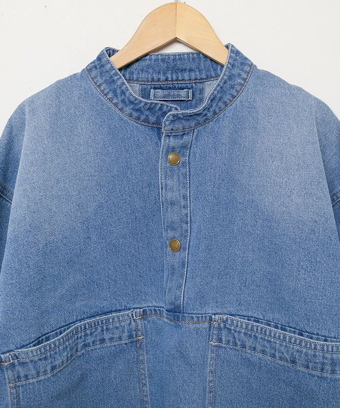 ARMY TWILL｜Denim Smock [[AM-2557003]][D]