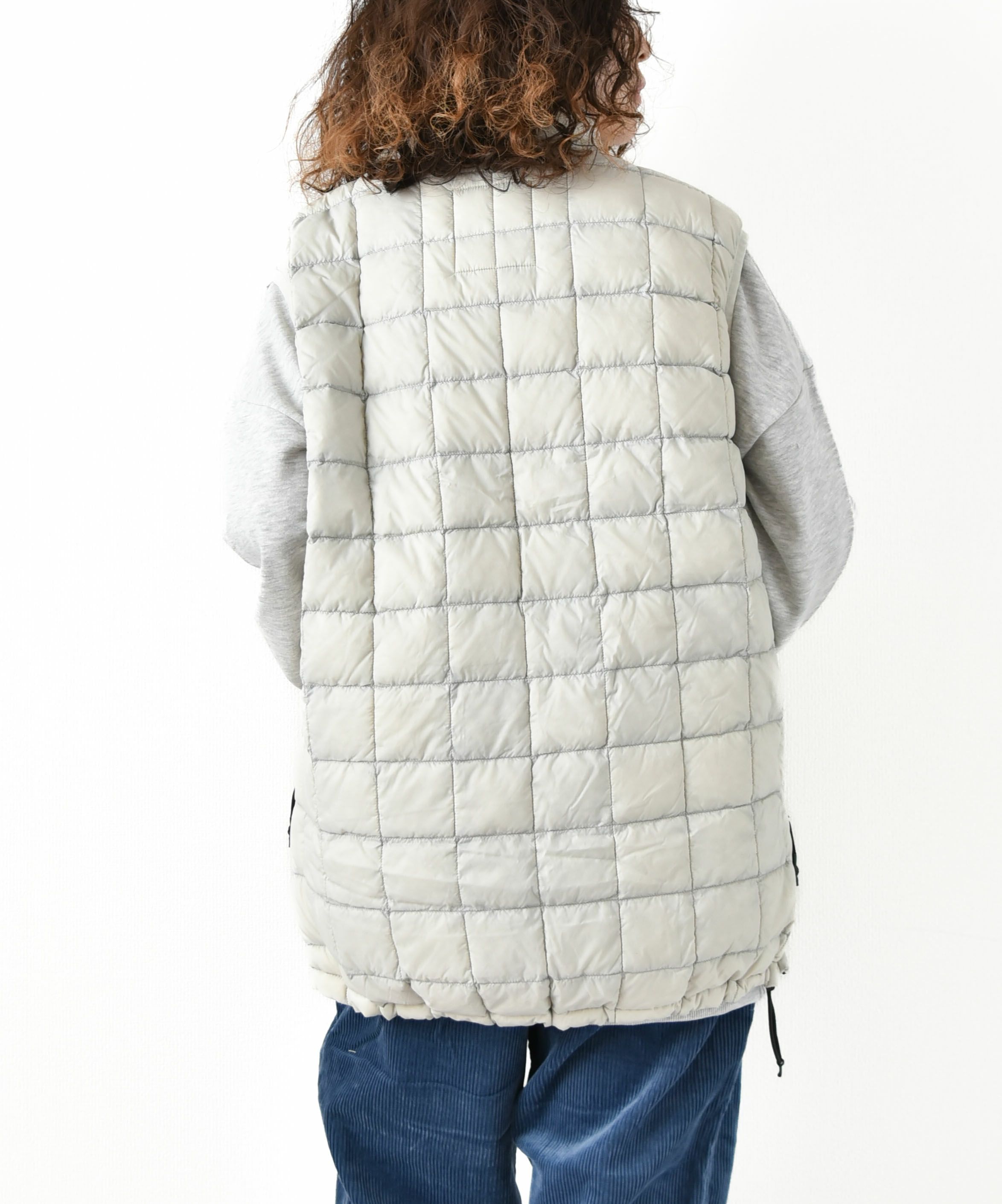 TAION｜MOUTAIN HI-NECK W-ZIP LIGHT DOWN VEST [[TAION-002ZXMT-800]][D]