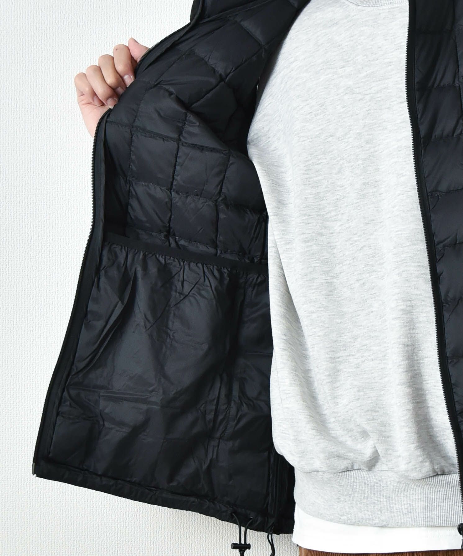  TAION｜MOUTAIN HI-NECK W-ZIP LIGHT DOWN VEST [[TAION-002ZXMT-800]][D]
