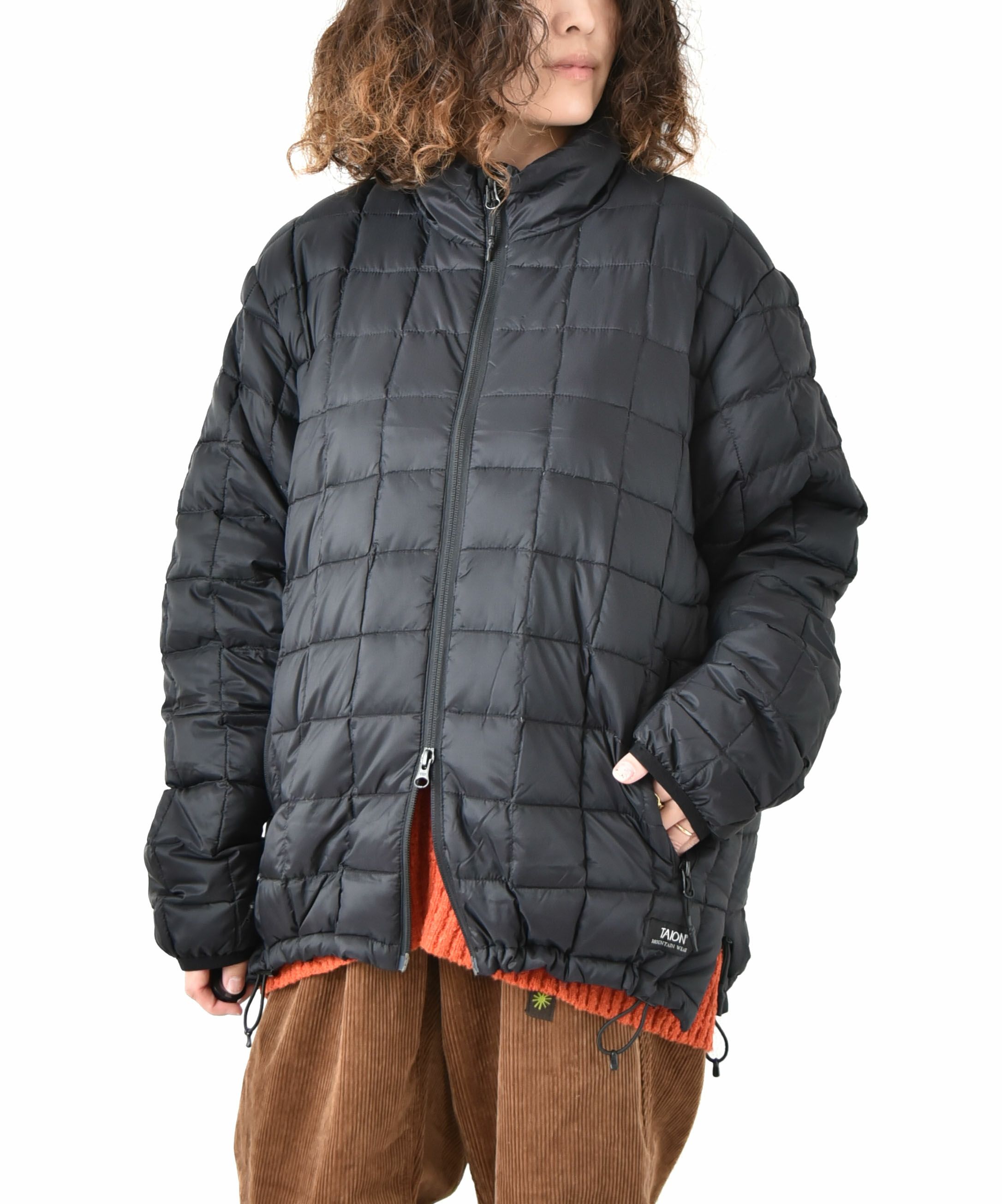 TAION｜MOUTAIN HI-NECK W-ZIP LIGHT DOWN JACKET [[TAION-102ZXMT-800]][D]