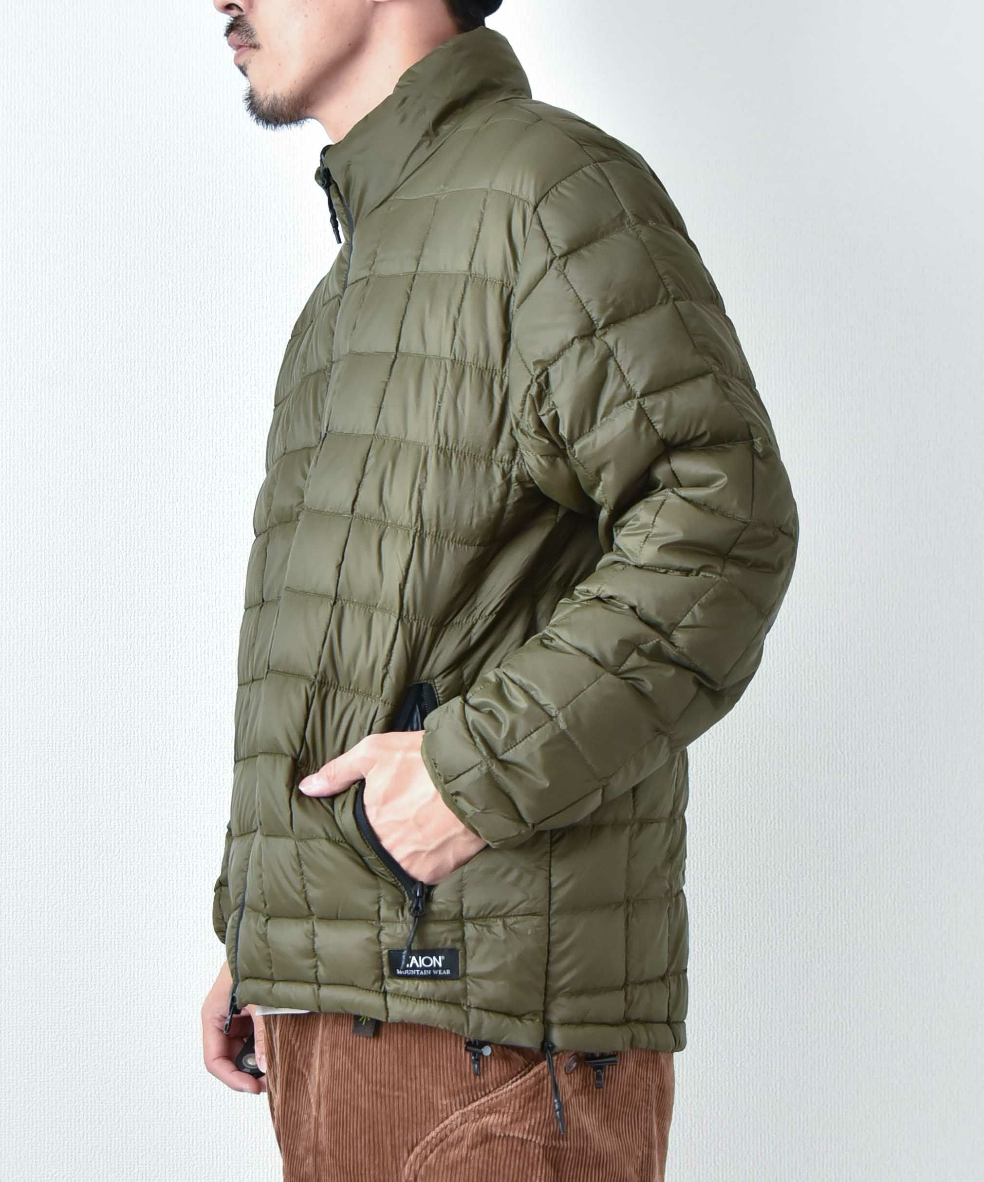 TAION｜MOUTAIN HI-NECK W-ZIP LIGHT DOWN JACKET [[TAION-102ZXMT-800]][D]