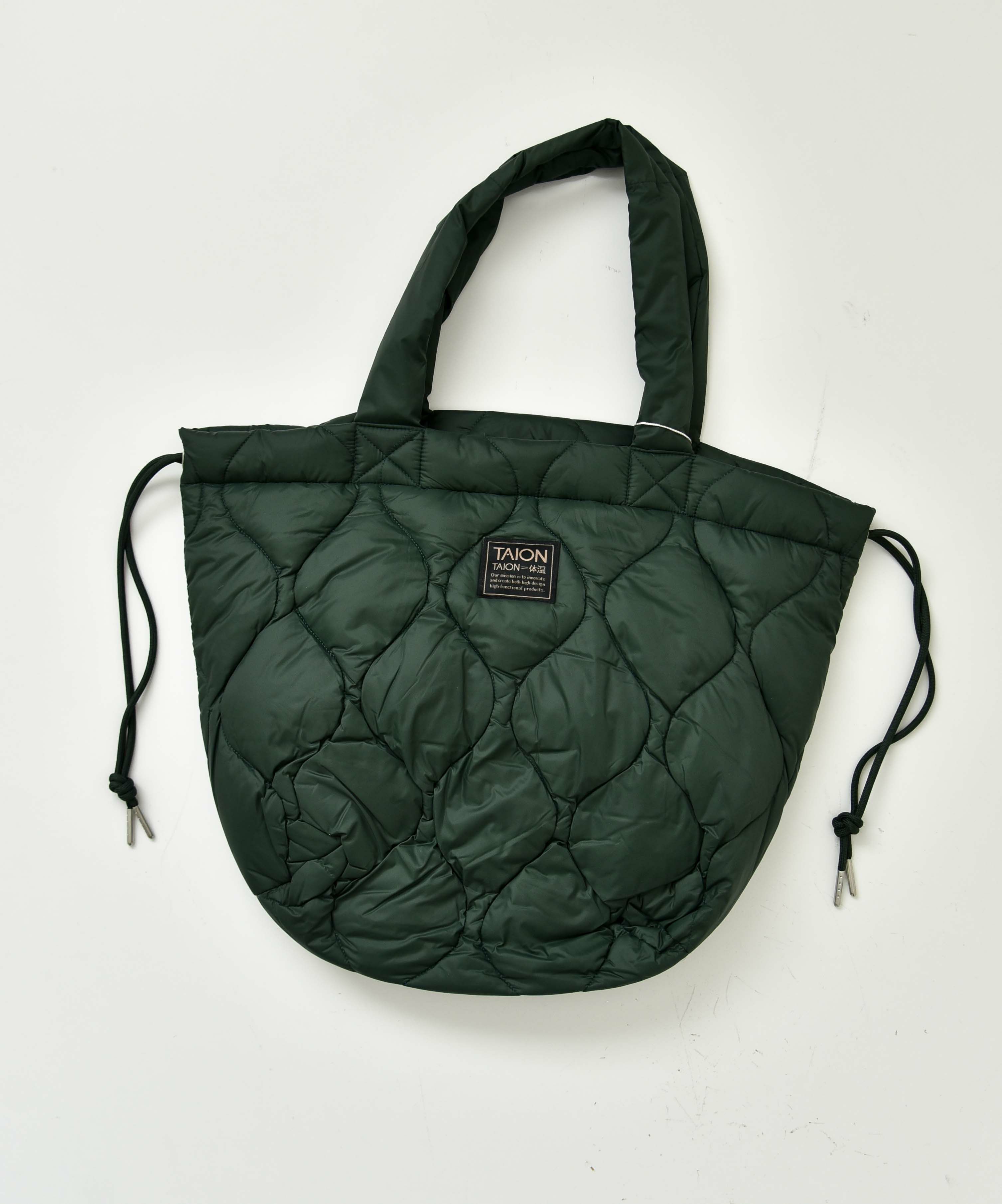 TAION｜MILITARY SOFT SHELL DOWN TOTE BAG-M [[TAION-TT02ALSML-1-M]][D]