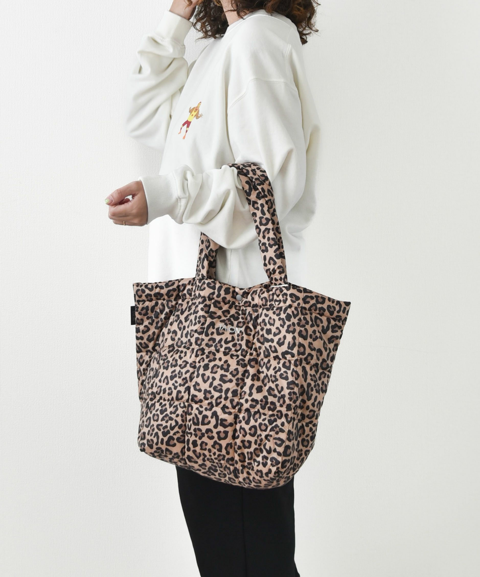 TAION｜BASIC LUNCH DOWN TOTE BAG-M [[TAION-TOTE02-M]][D]