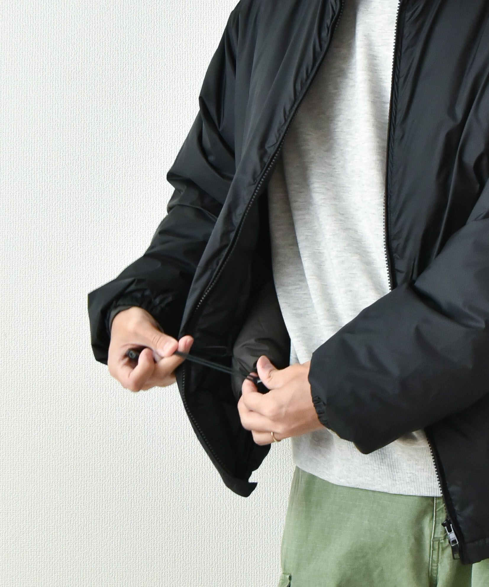 NANGA × MANUAL ALPHABET｜EQUIPMENT DOWN TRACK JACKET [[MA-J-411]][D]