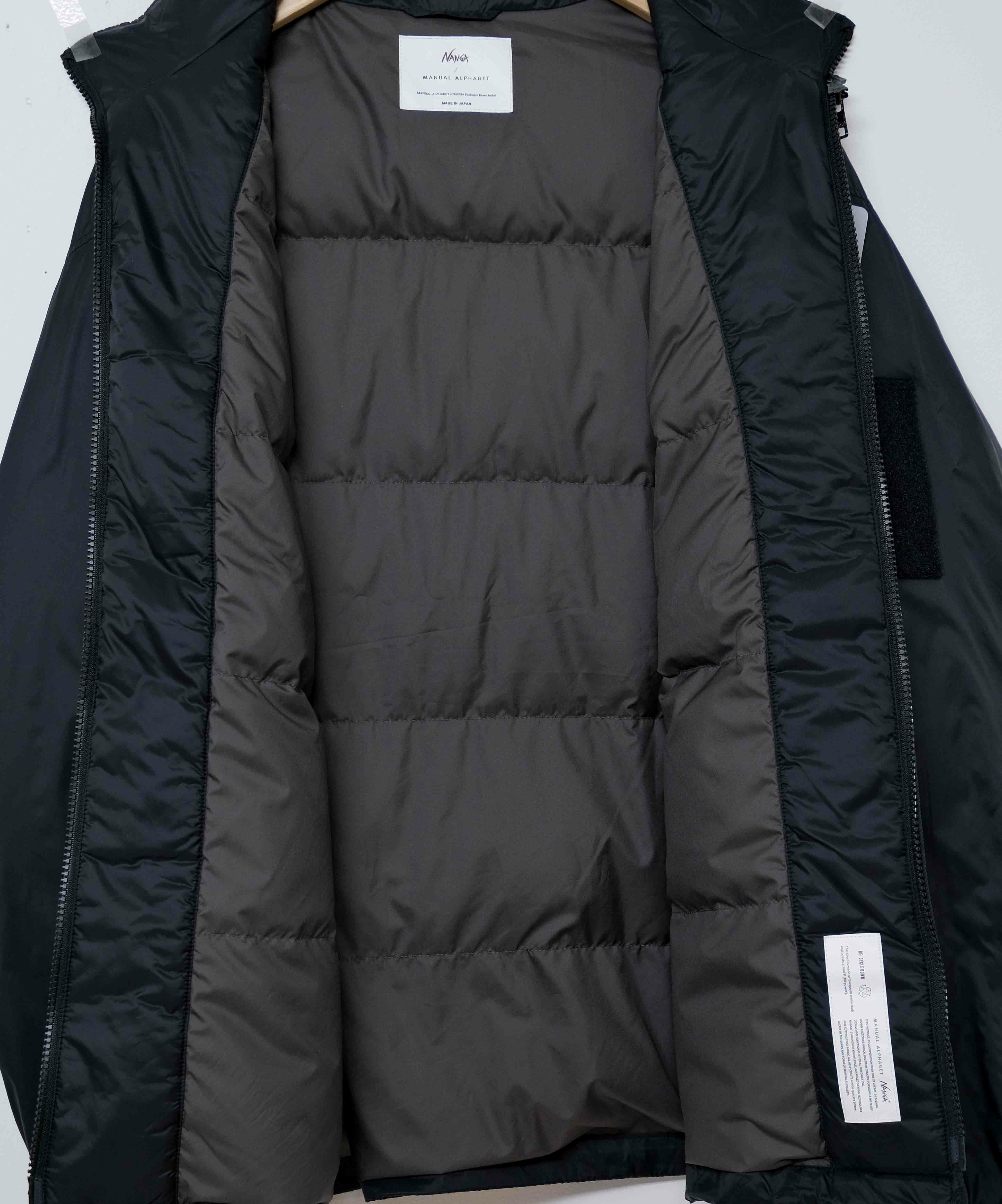 NANGA × MANUAL ALPHABET｜EQUIPMENT DOWN TRACK JACKET [[MA-J-411]][D]