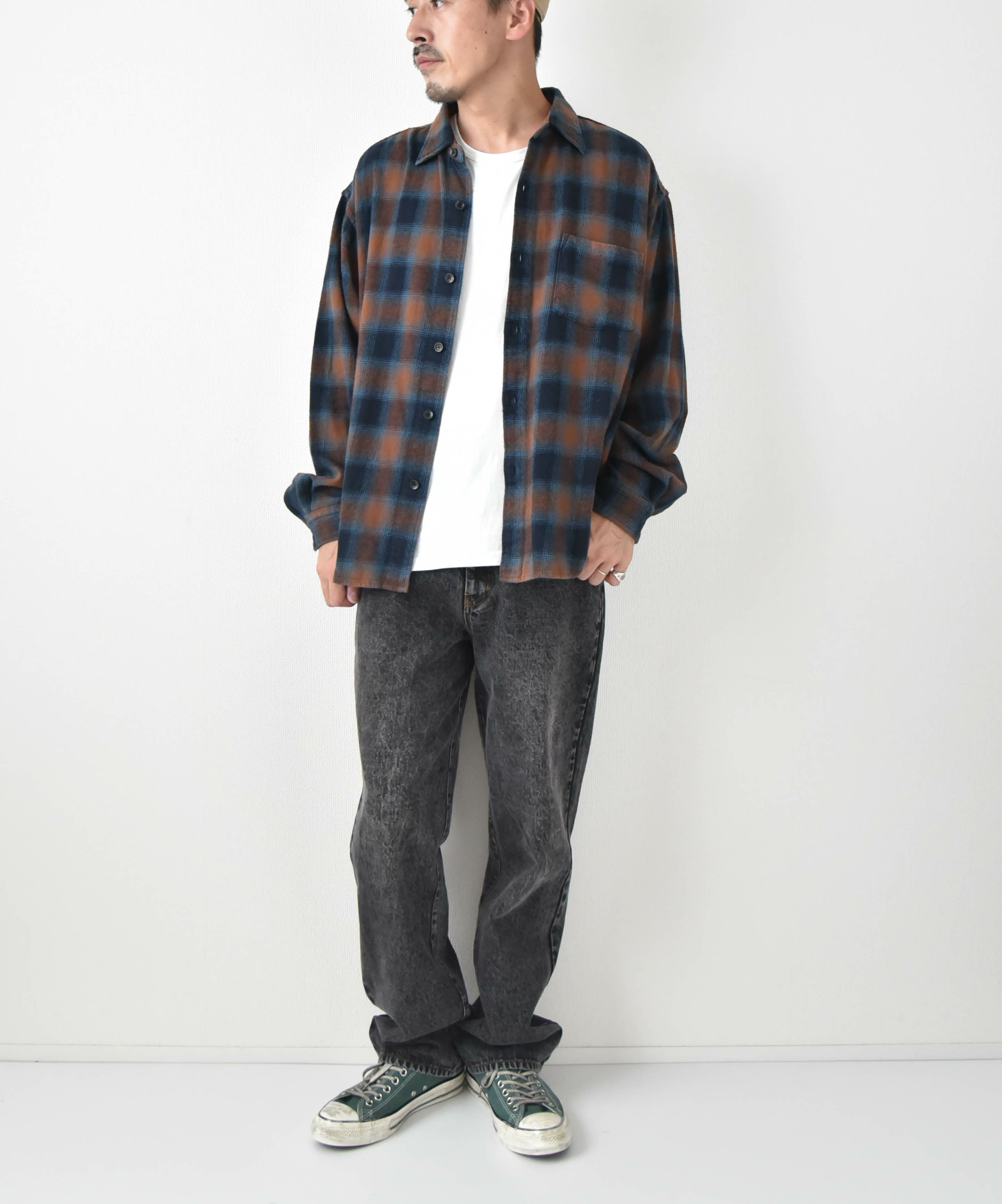 Johnbull｜ガーメントダイネルチェックシャツ [[JM254S04]][D]