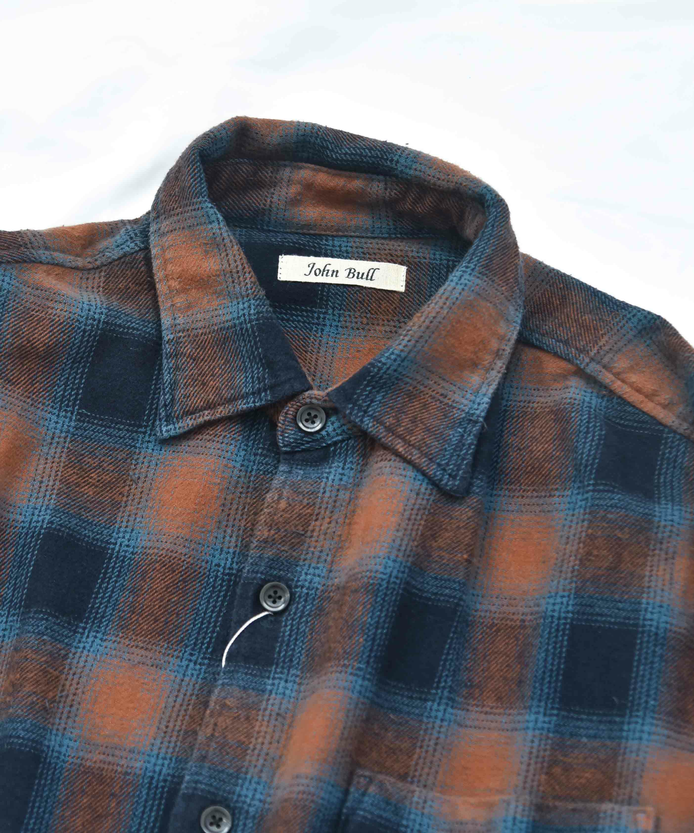 Johnbull｜ガーメントダイネルチェックシャツ [[JM254S04]][D]