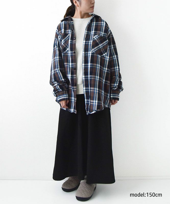 DENIM&DUNGAREE｜ムラチェックシャツ [[22580100]][D]