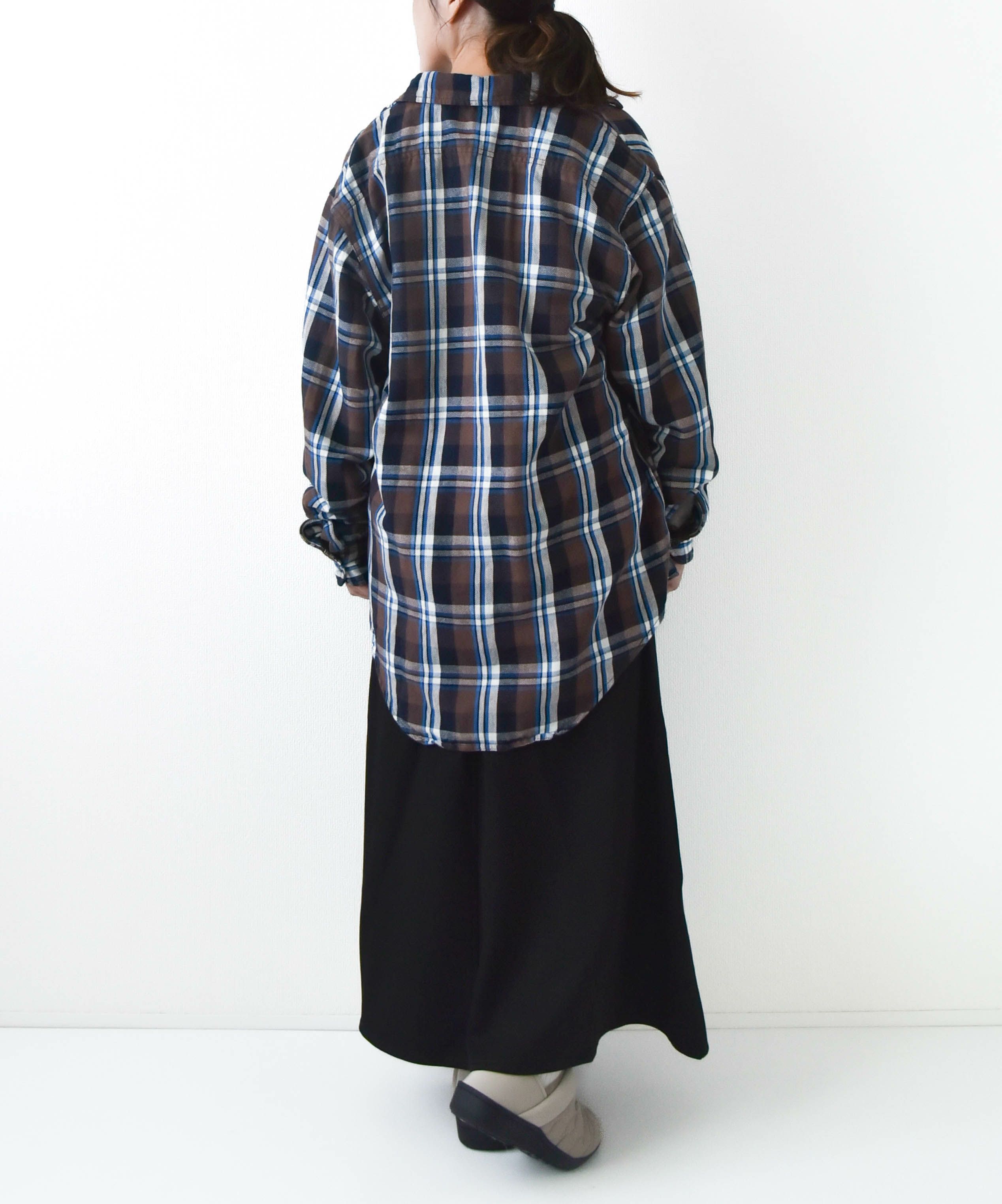 DENIM&DUNGAREE｜ムラチェックシャツ [[22580100]][D]