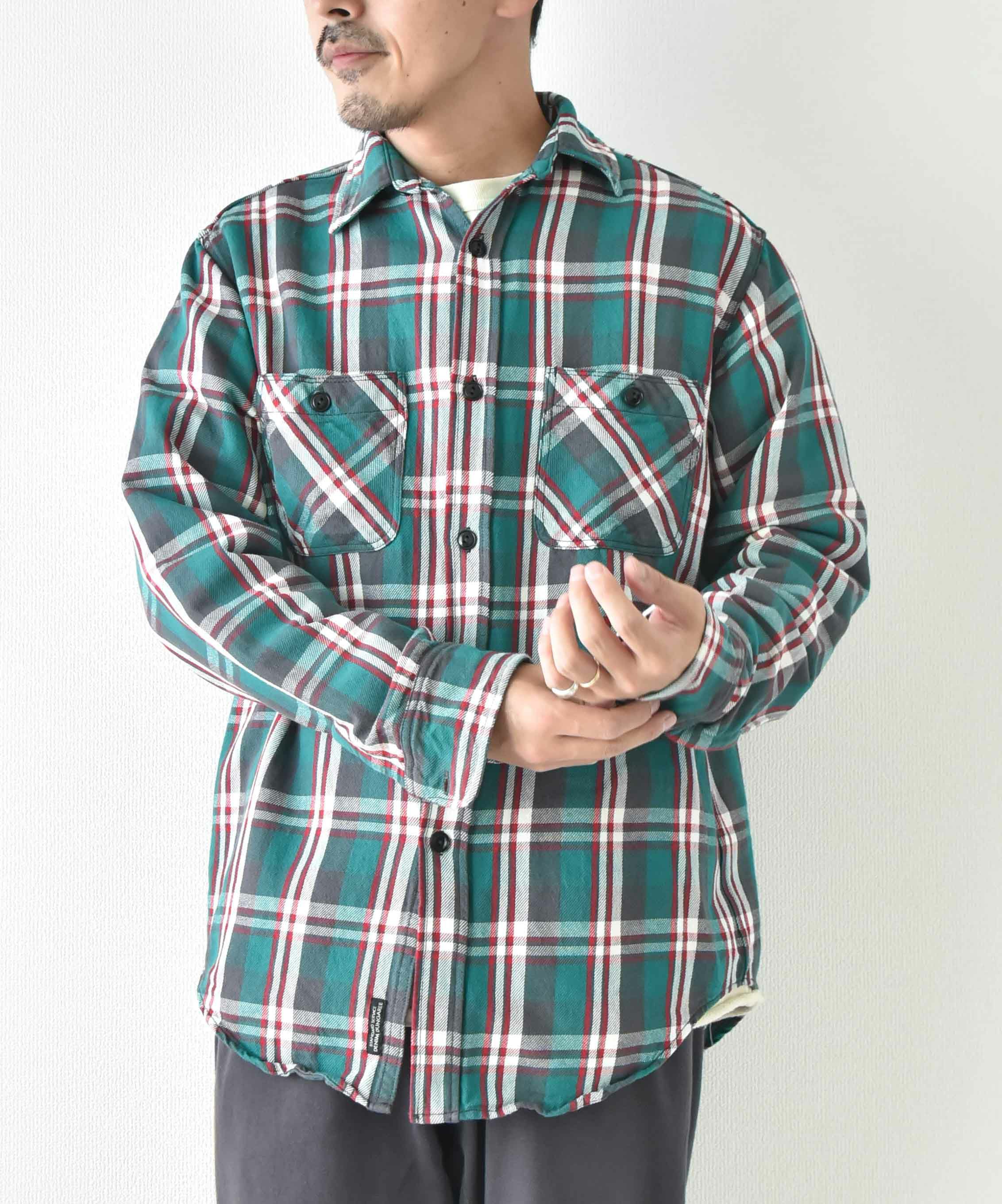 DENIM&DUNGAREE｜ムラチェックシャツ [[22580100]][D]