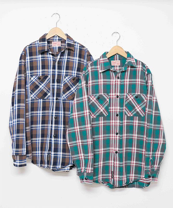 DENIM&DUNGAREE｜ムラチェックシャツ [[22580100]][D]