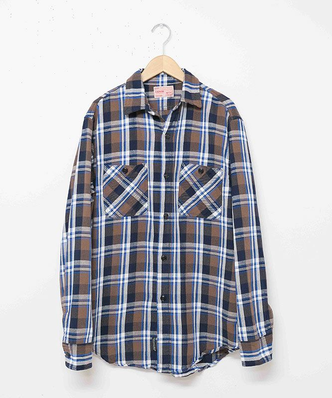 DENIM&DUNGAREE｜ムラチェックシャツ [[22580100]][D]
