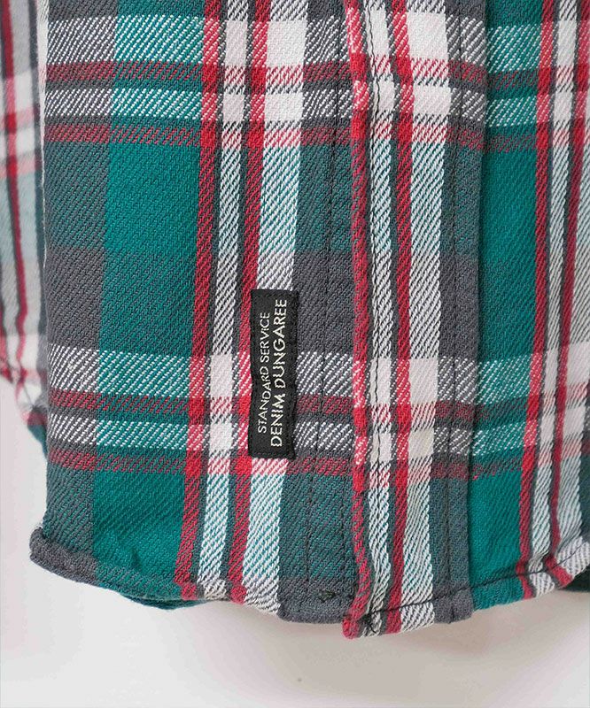 DENIM&DUNGAREE｜ムラチェックシャツ [[22580100]][D]