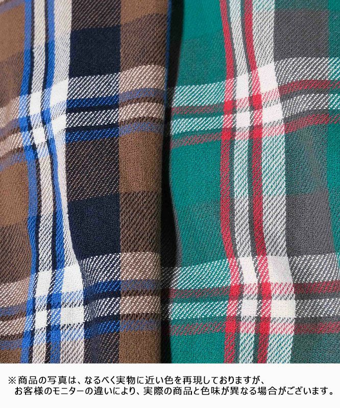 DENIM&DUNGAREE｜ムラチェックシャツ [[22580100]][D]