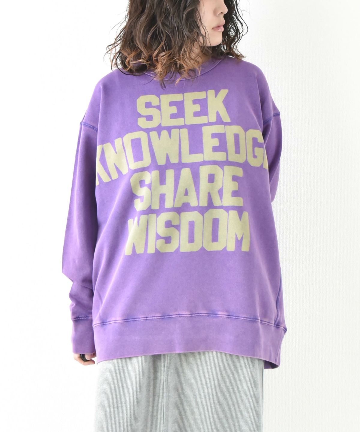 day standard｜ロゴワイドトレーナー [[M0425221]][D]