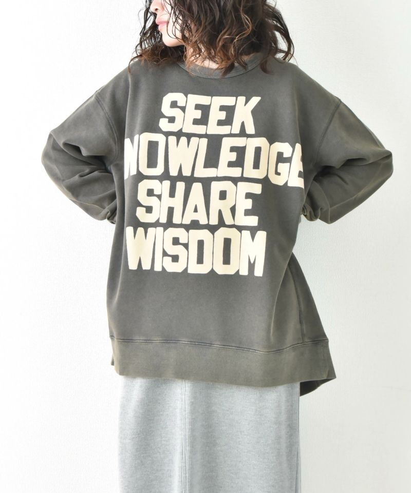 day standard｜ロゴワイドトレーナー [[M0425221]][D]