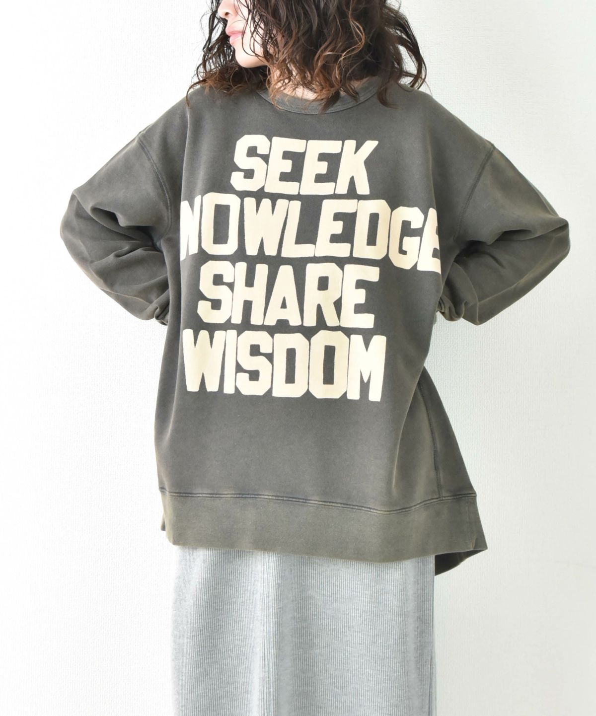 day standard｜ロゴワイドトレーナー [[M0425221]][D]